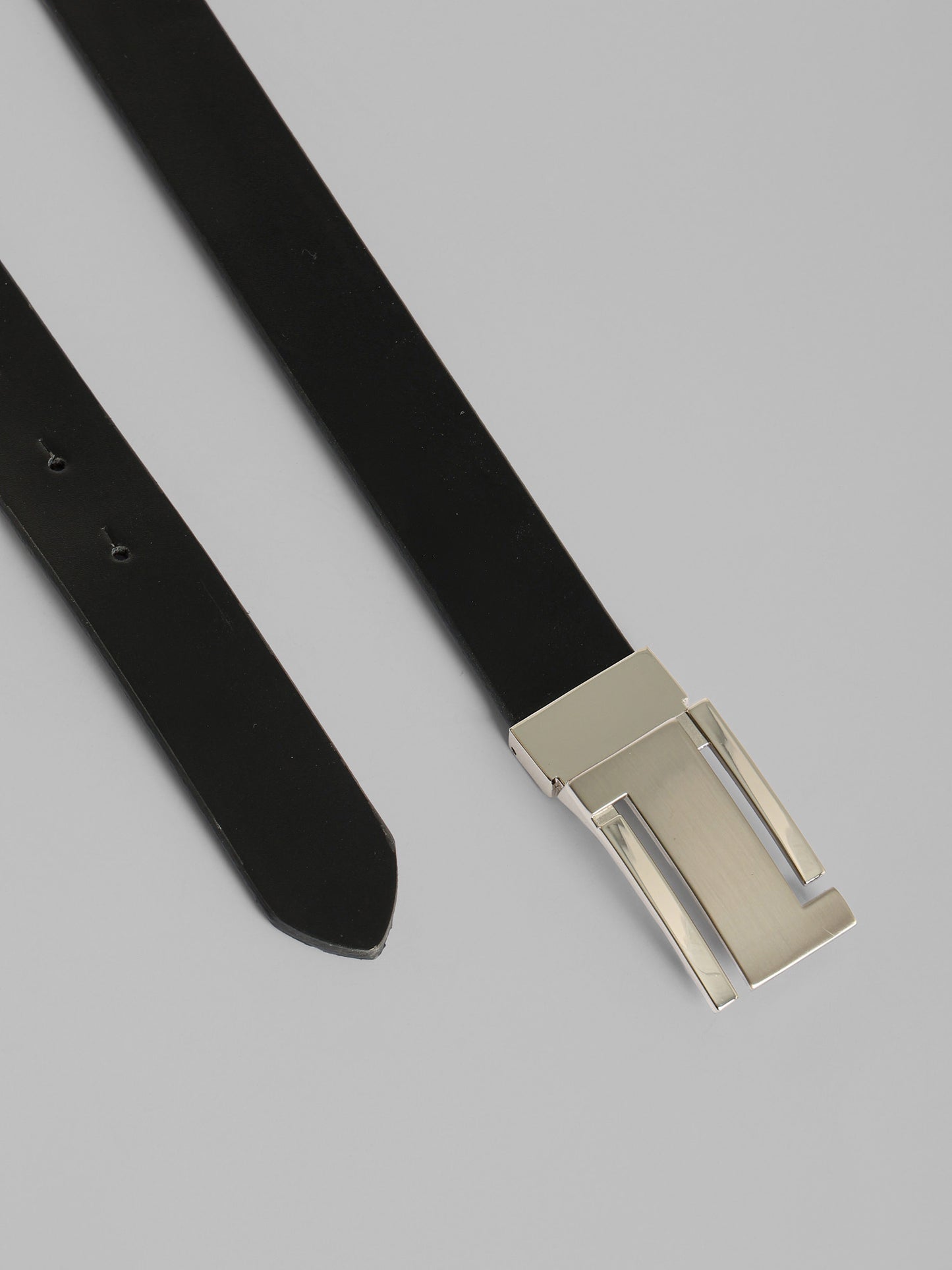 Polished Edge City Leather Belt