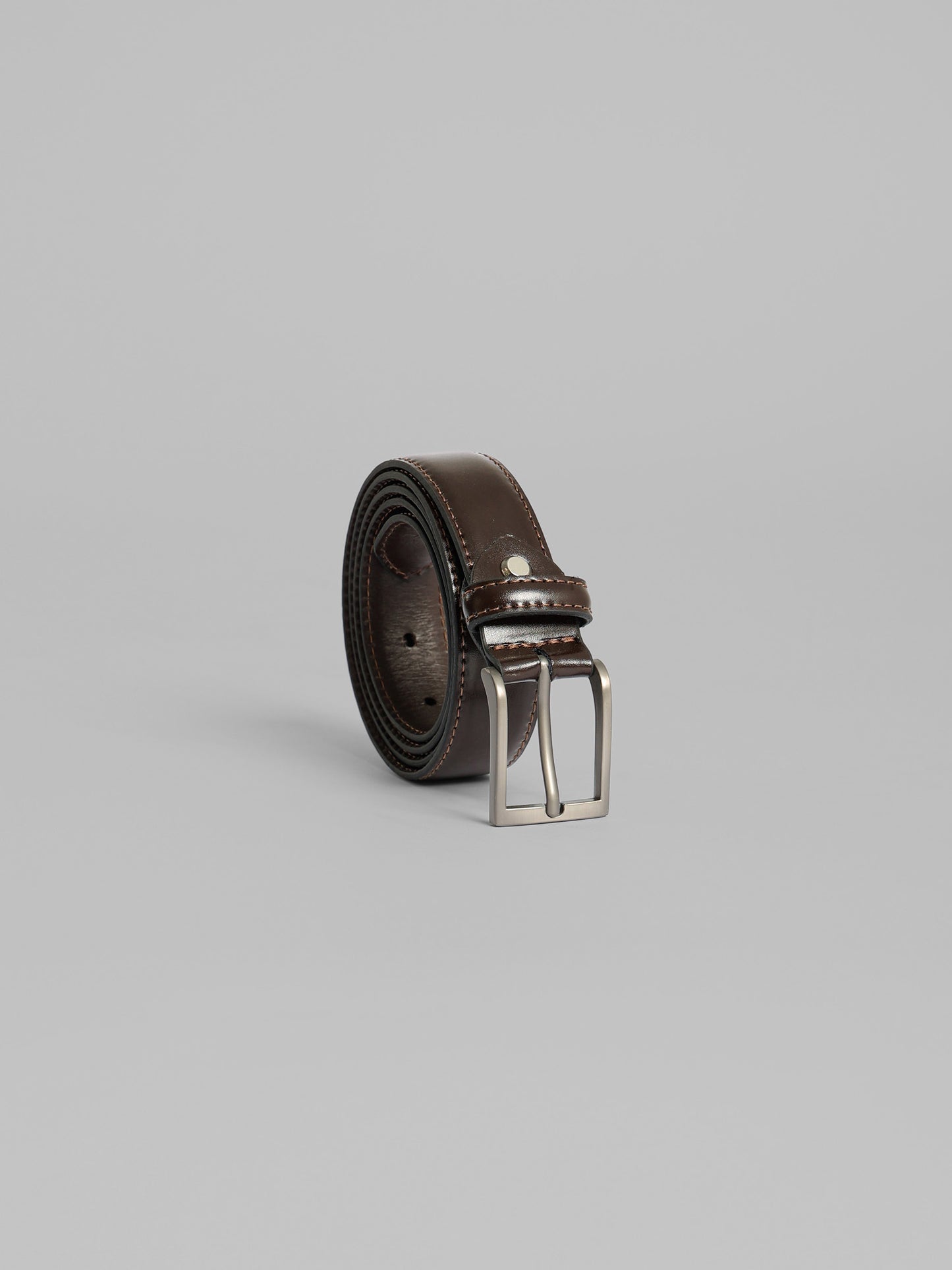 Structured Strap City Leather Belt