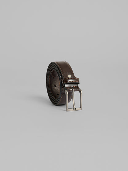 Structured Strap City Leather Belt