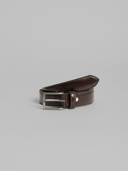 Structured Strap City Leather Belt