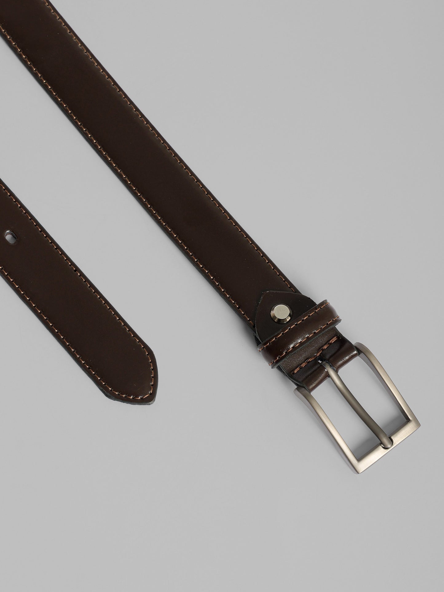 Structured Strap City Leather Belt