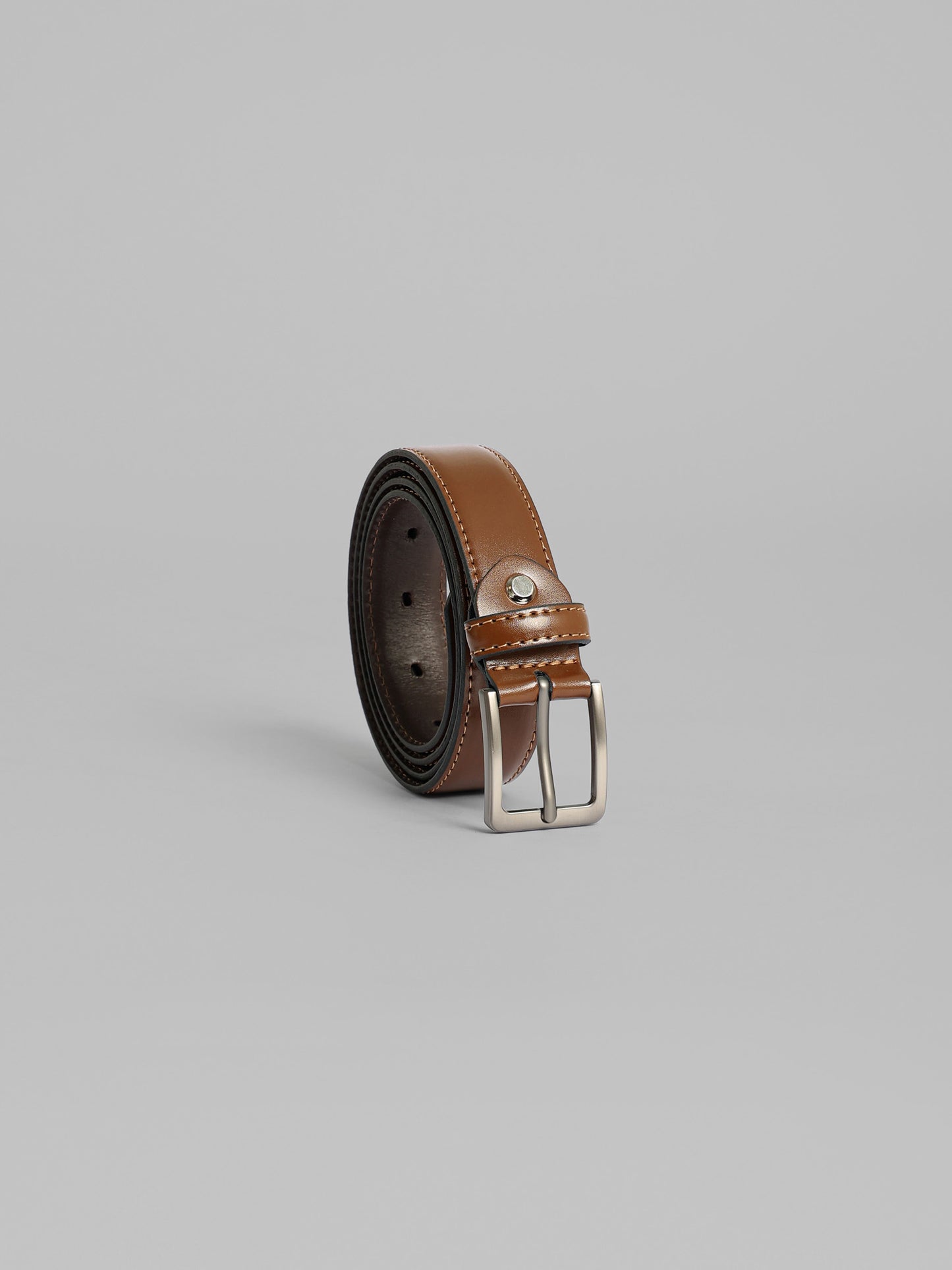 Structured Strap City Leather Belt