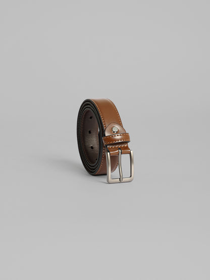 Structured Strap City Leather Belt