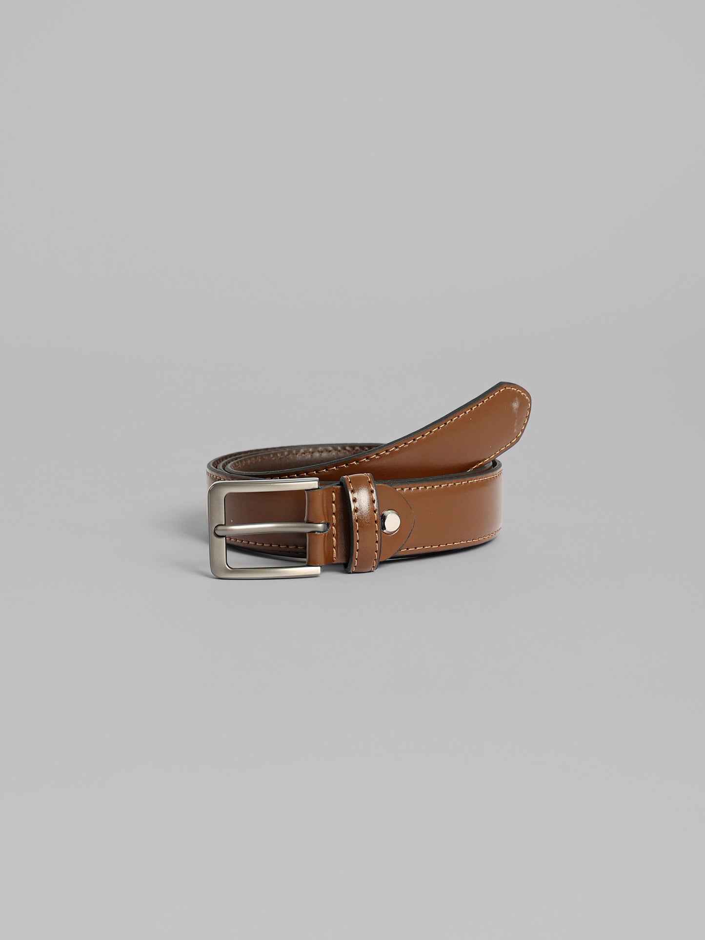 Structured Strap City Leather Belt