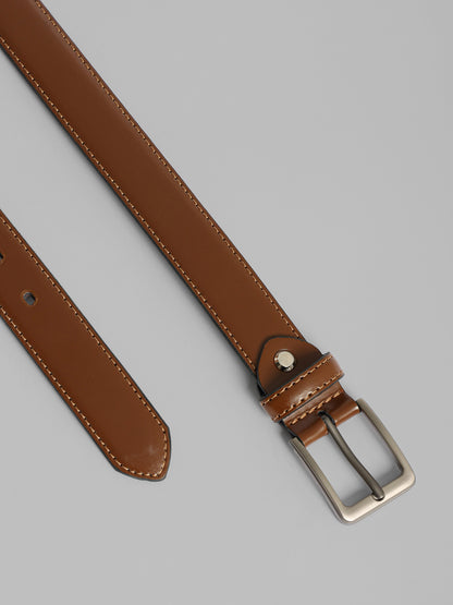 Structured Strap City Leather Belt