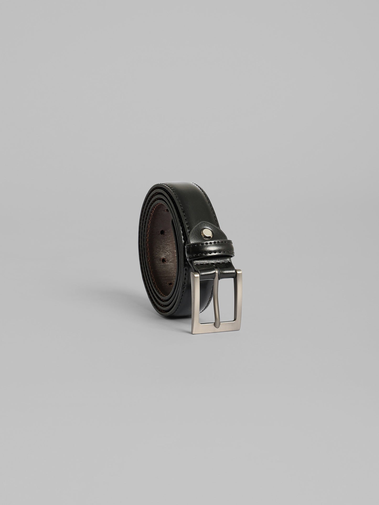Structured Strap City Leather Belt