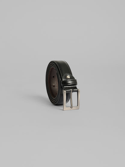 Structured Strap City Leather Belt