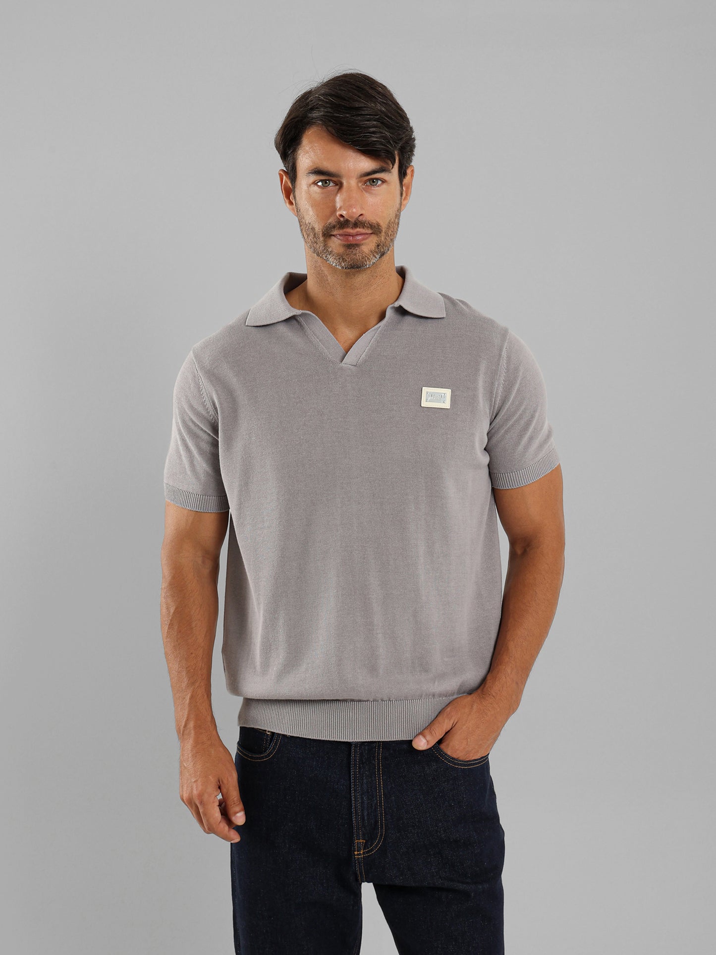 V Neck Polo Knitwear