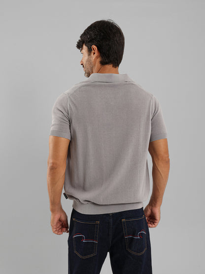 V Neck Polo Knitwear