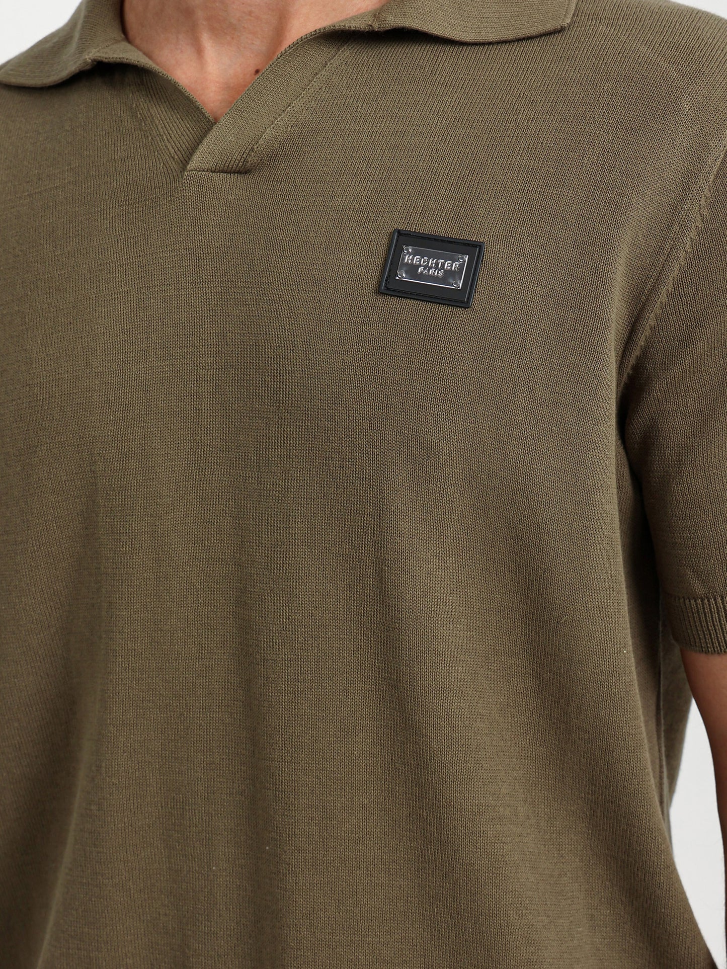 V Neck Polo Knitwear