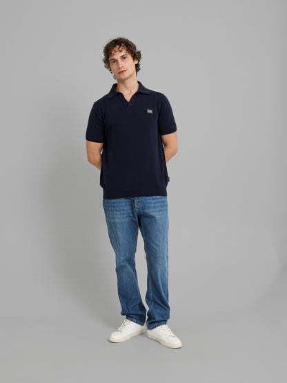 V Neck Polo Knitwear