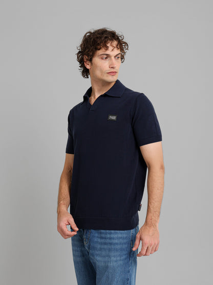 V Neck Polo Knitwear