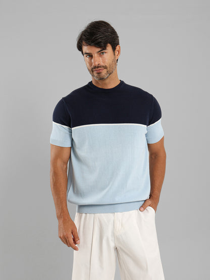 Round Neck Knitwear T-Shirt