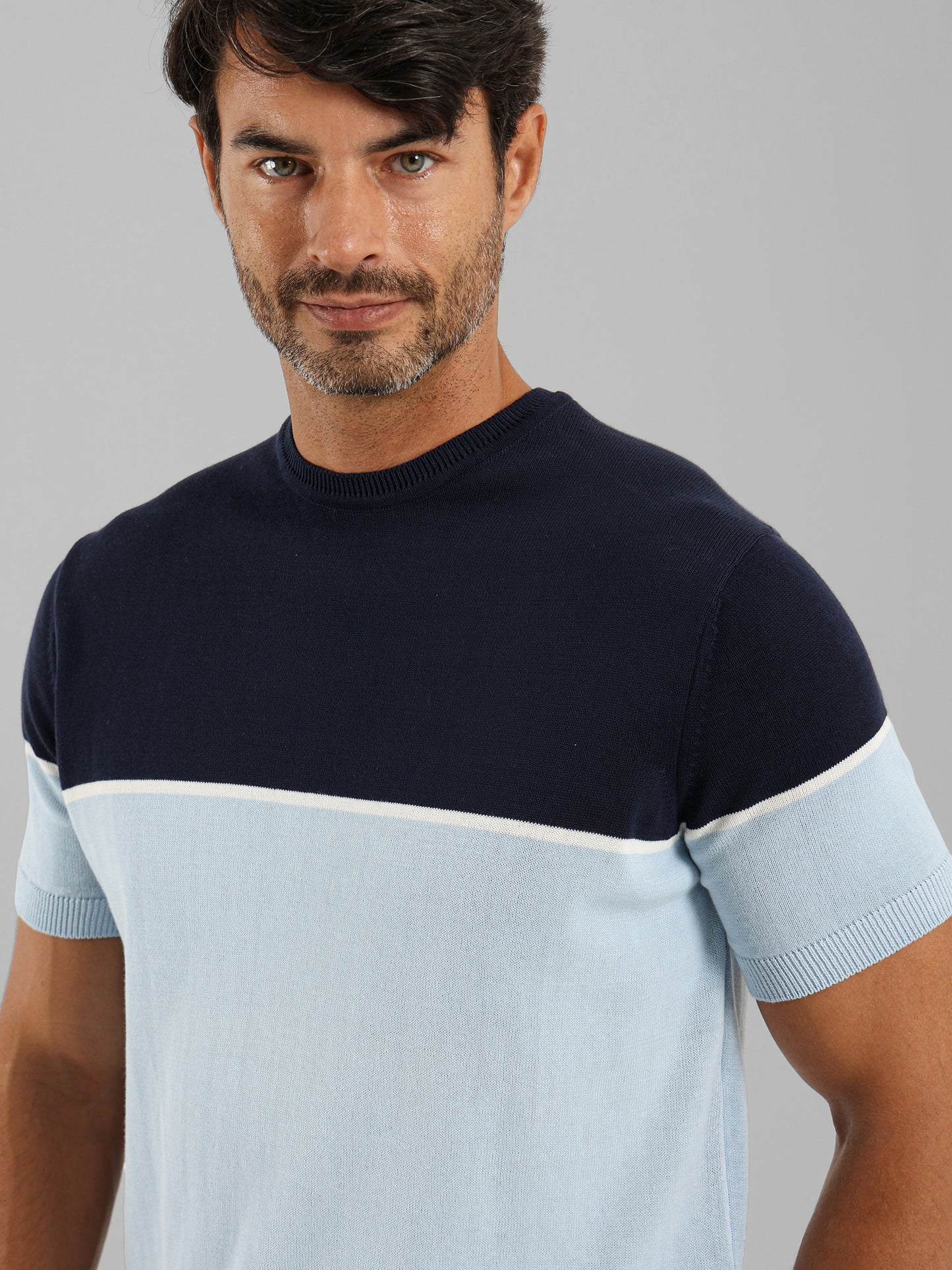 Round Neck Knitwear T-Shirt