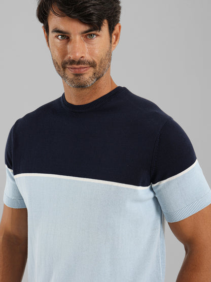 Round Neck Knitwear T-Shirt