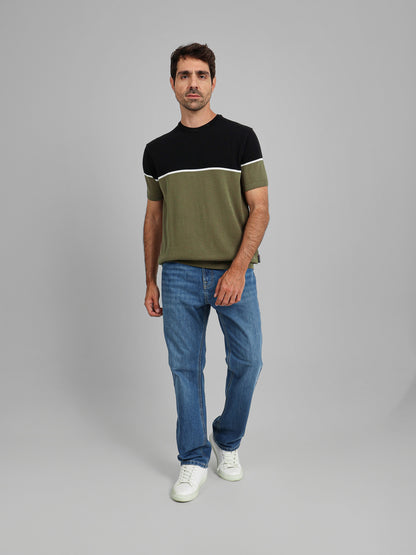 Round Neck Knitwear T-Shirt