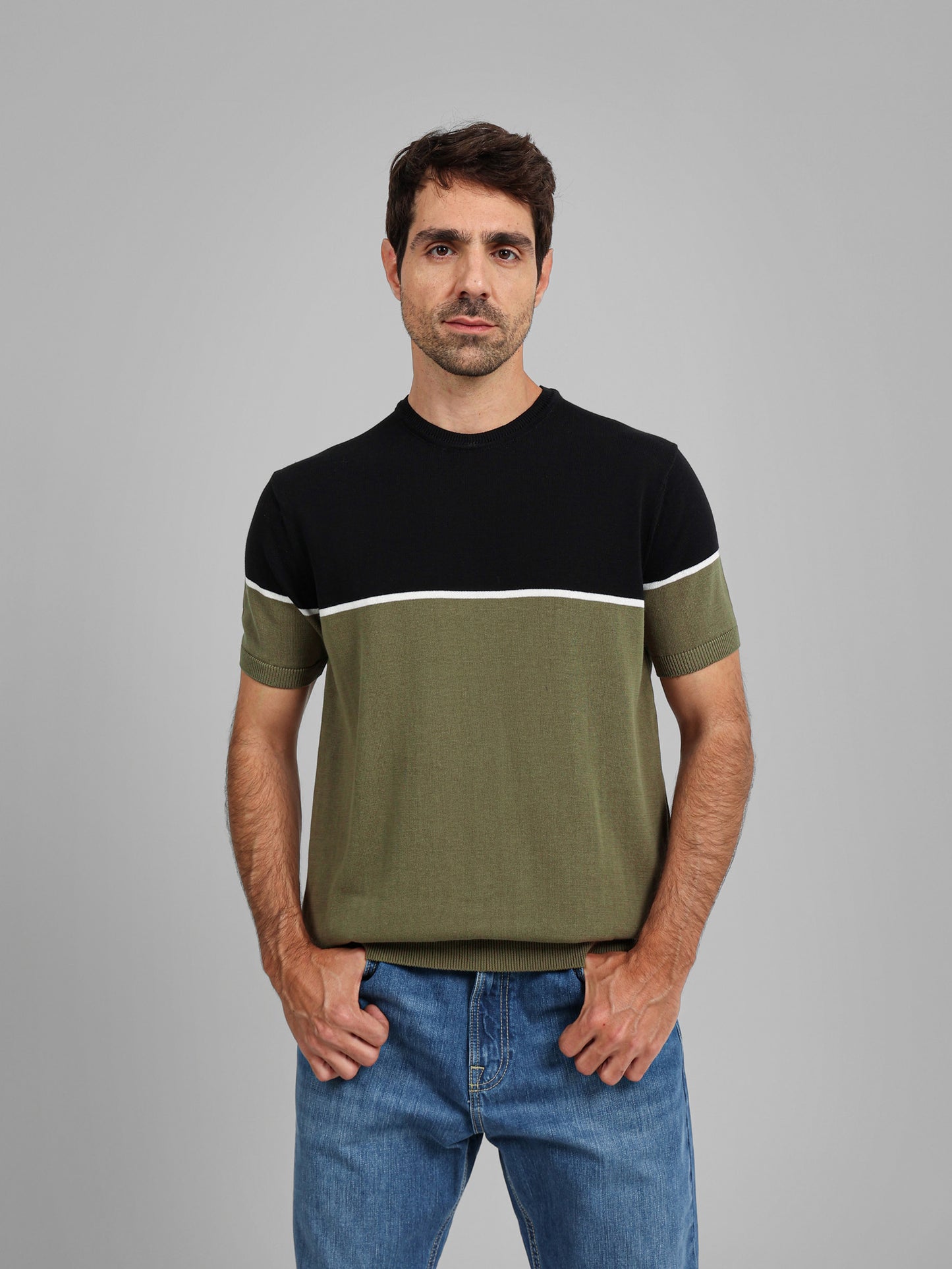 Round Neck Knitwear T-Shirt