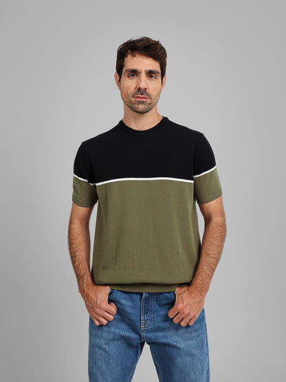 Round Neck Knitwear T-Shirt