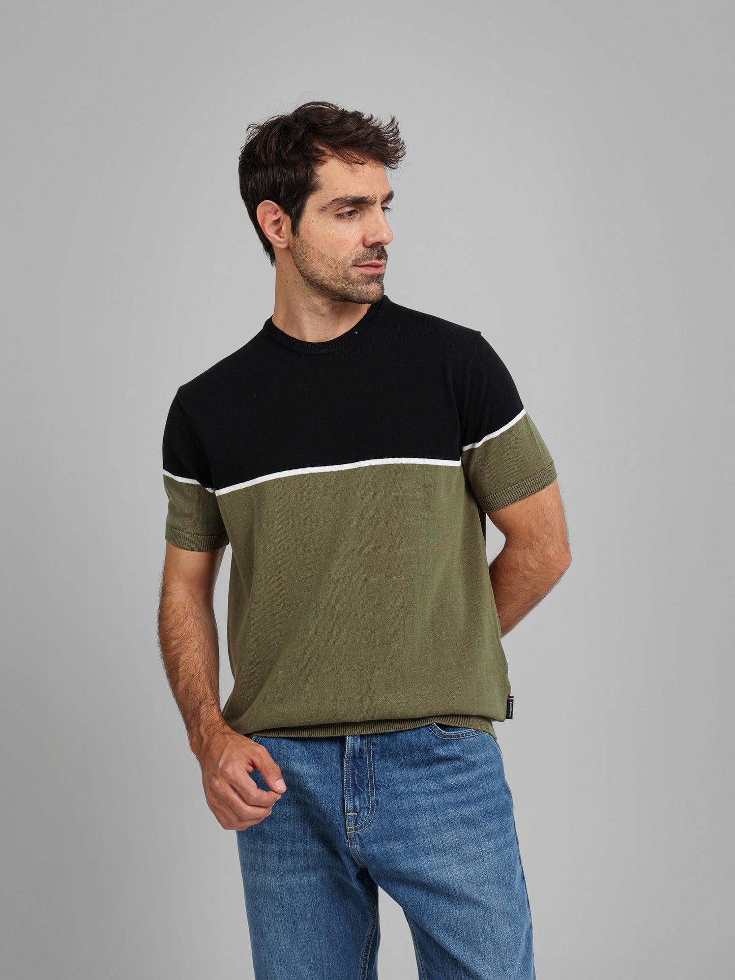 Round Neck Knitwear T-Shirt