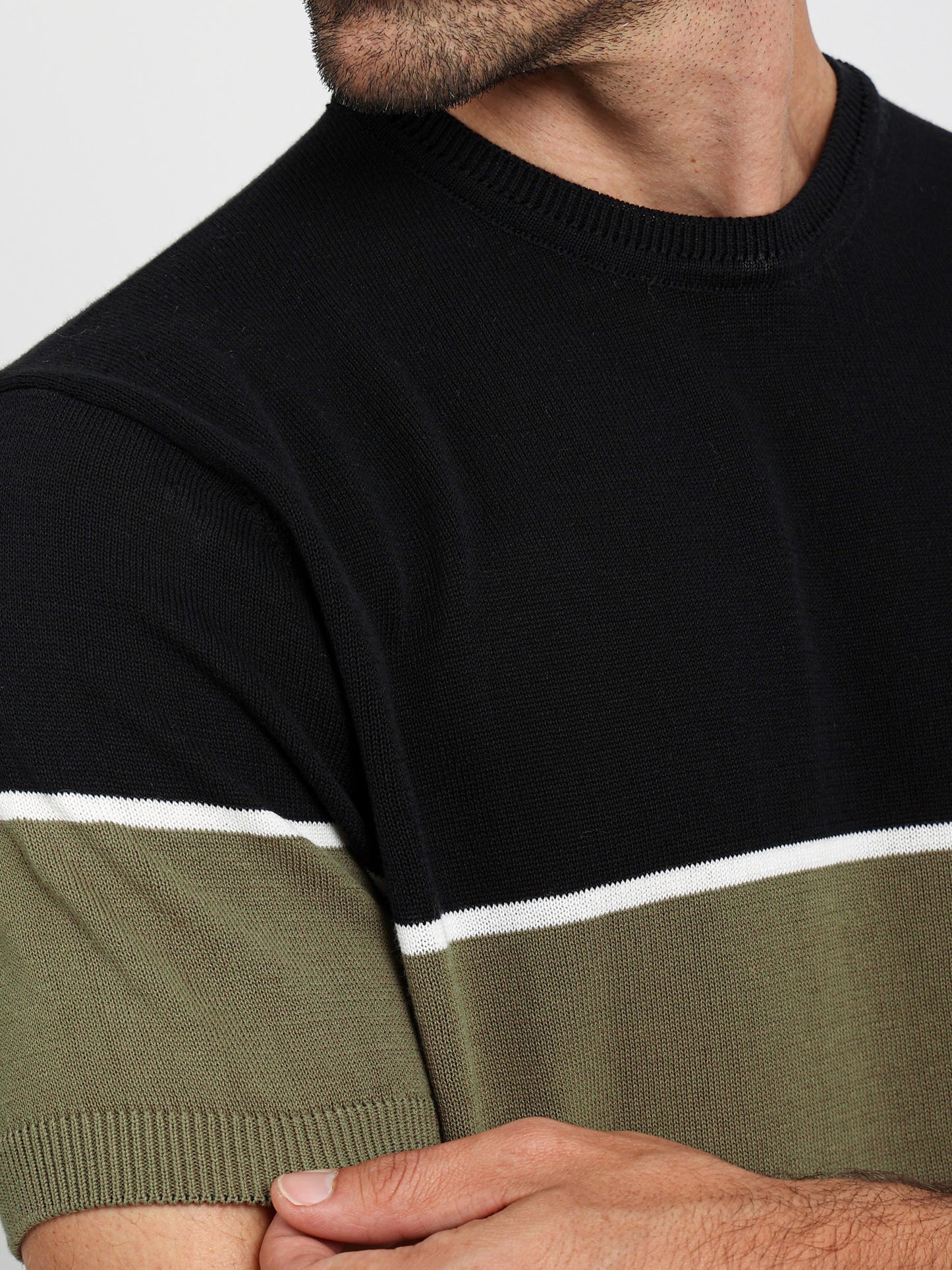 Round Neck Knitwear T-Shirt