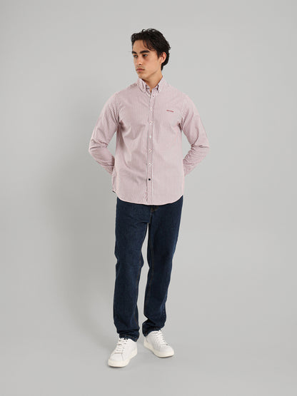 Oxford Striped Long Sleeve Shirt