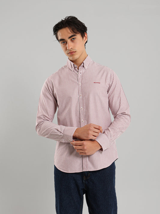 Oxford Striped Long Sleeve Shirt