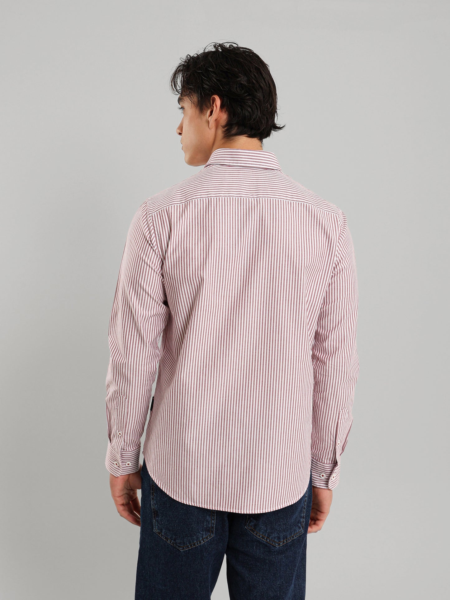 Oxford Striped Long Sleeve Shirt