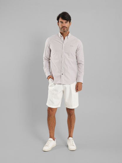 Oxford Striped Long Sleeve Shirt