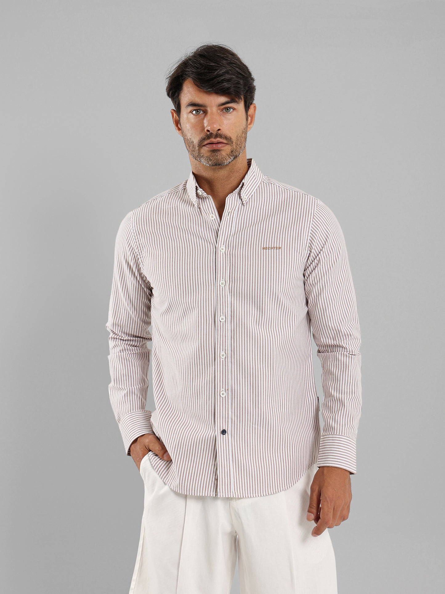 Oxford Striped Long Sleeve Shirt