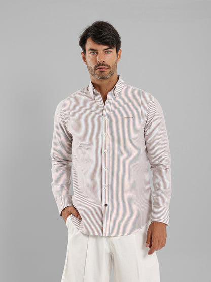 Oxford Striped Long Sleeve Shirt
