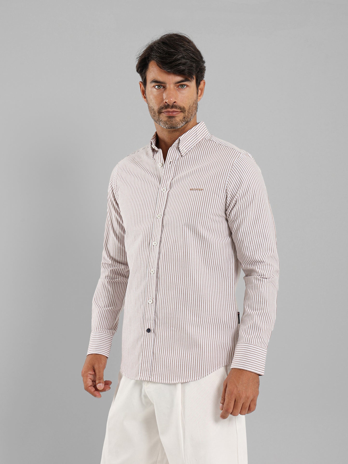 Oxford Striped Long Sleeve Shirt