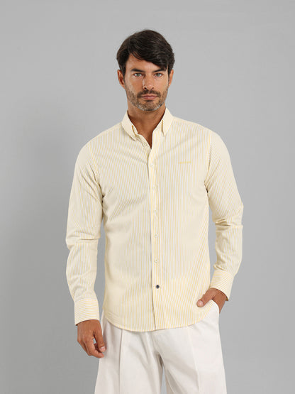 Oxford Striped Long Sleeve Shirt