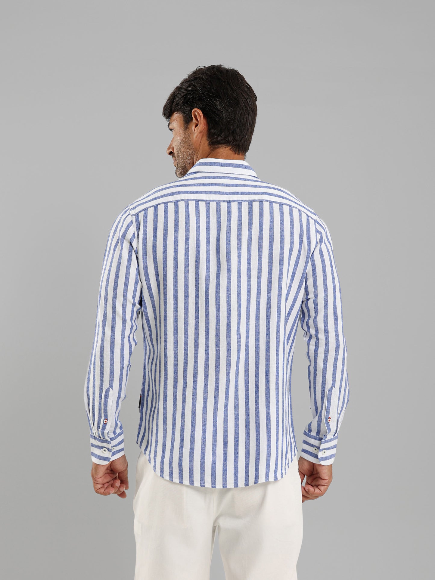 Wide Stripe Long Sleeve Shirt