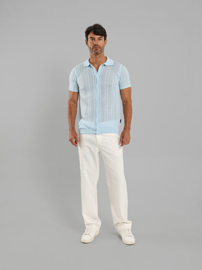 Relaxed Fit Casual Knit Polo