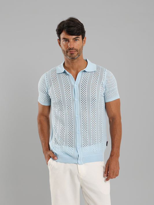 Relaxed Fit Casual Knit Polo