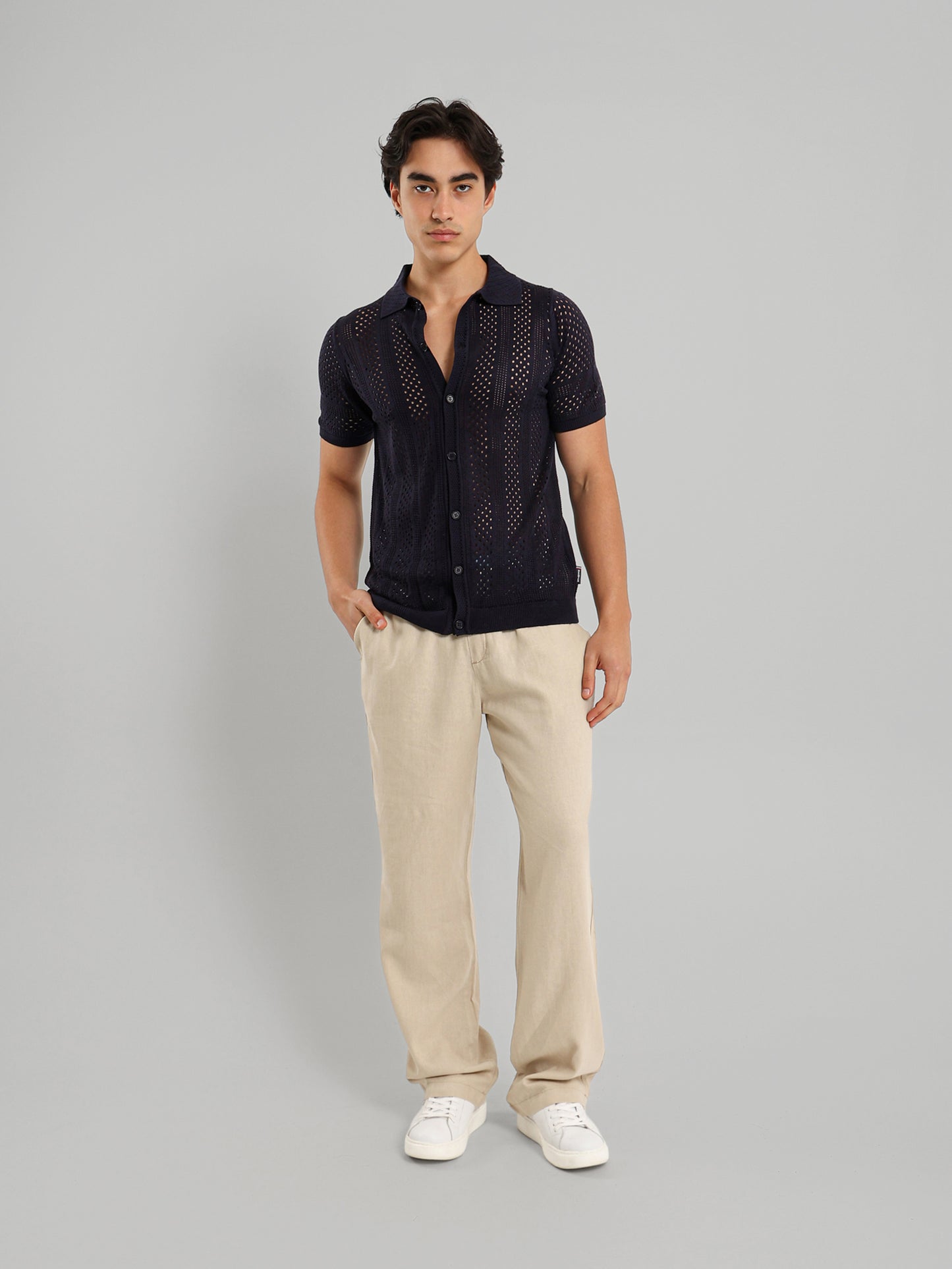 Relaxed Fit Casual Knit Polo