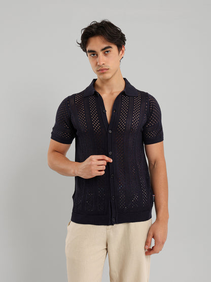 Relaxed Fit Casual Knit Polo