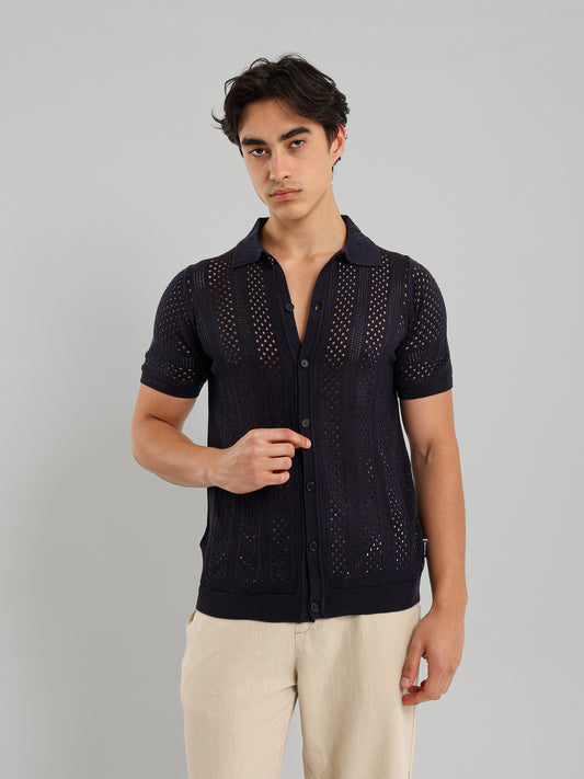 Relaxed Fit Casual Knit Polo