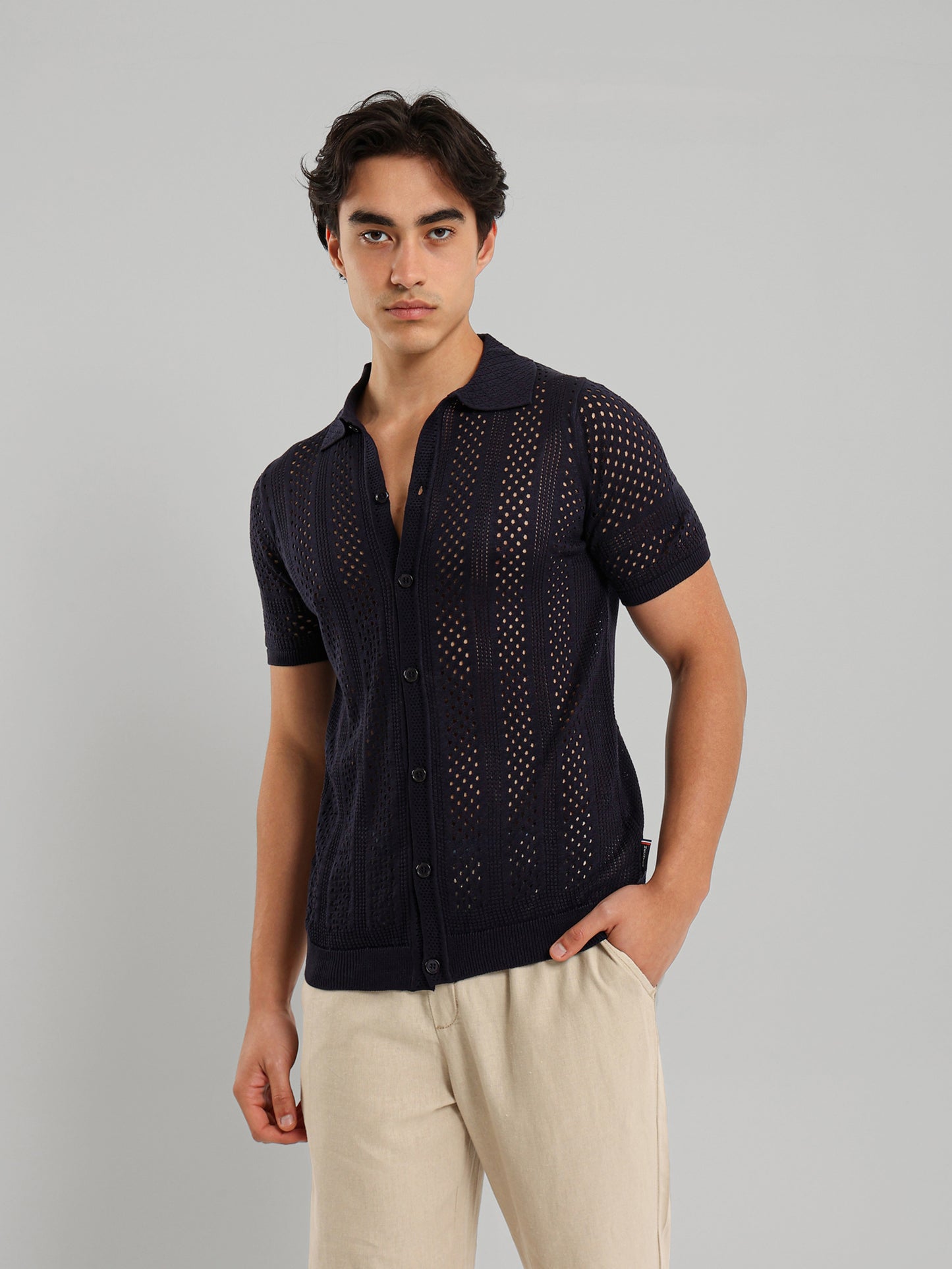 Relaxed Fit Casual Knit Polo