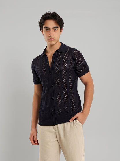 Relaxed Fit Casual Knit Polo