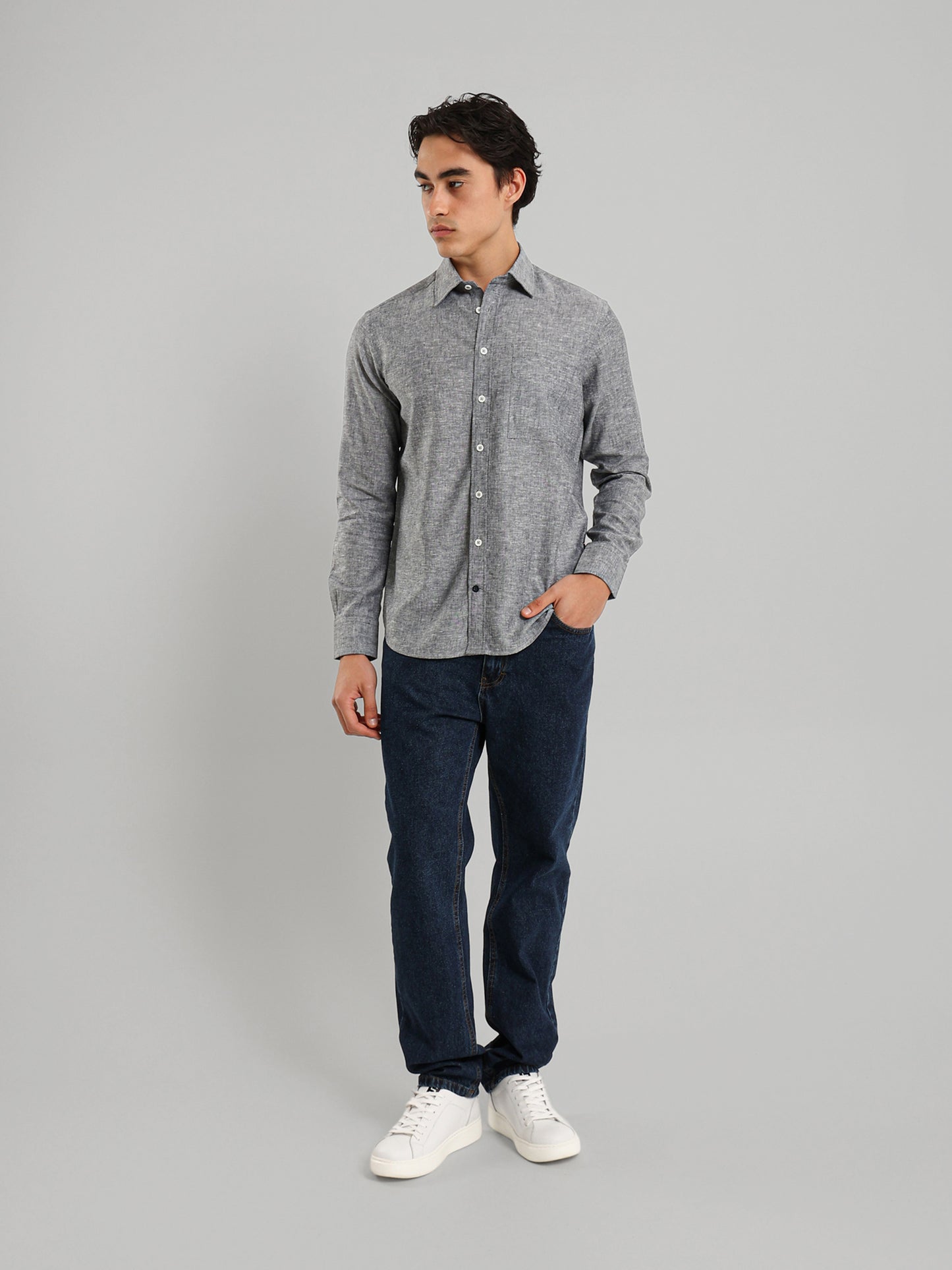 Dual Pocket Kent Collar Shirt