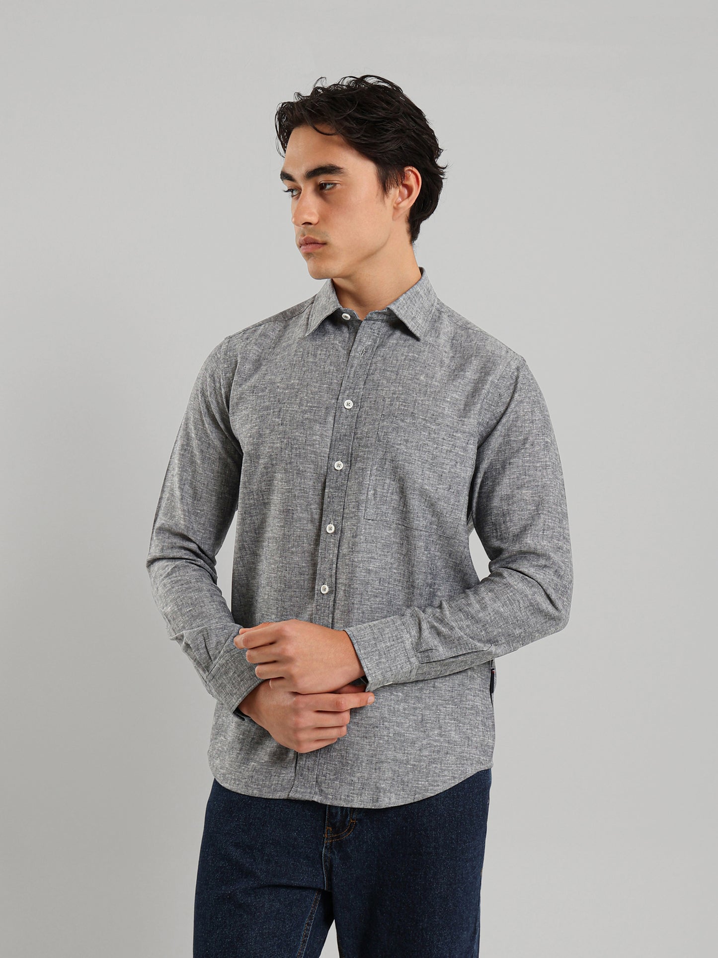Dual Pocket Kent Collar Shirt