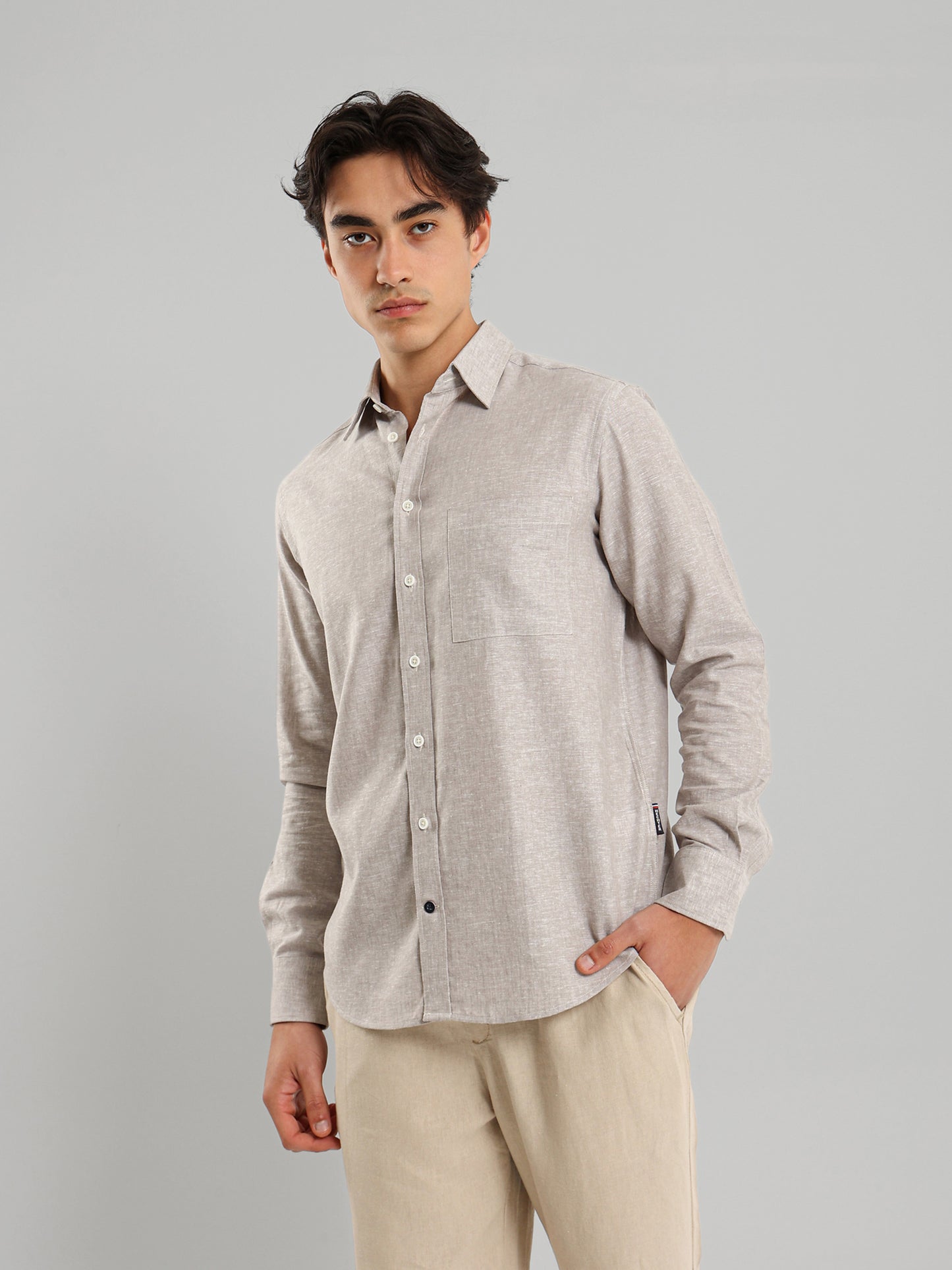 Dual Pocket Kent Collar Shirt