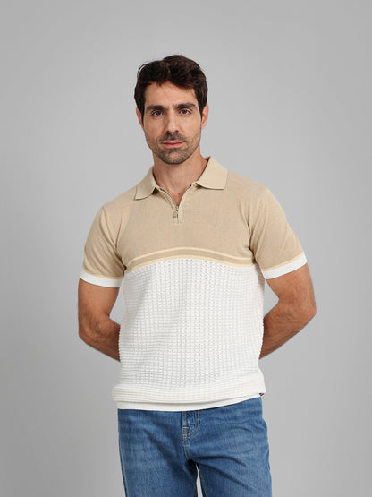 Zipper Polo Knitwear