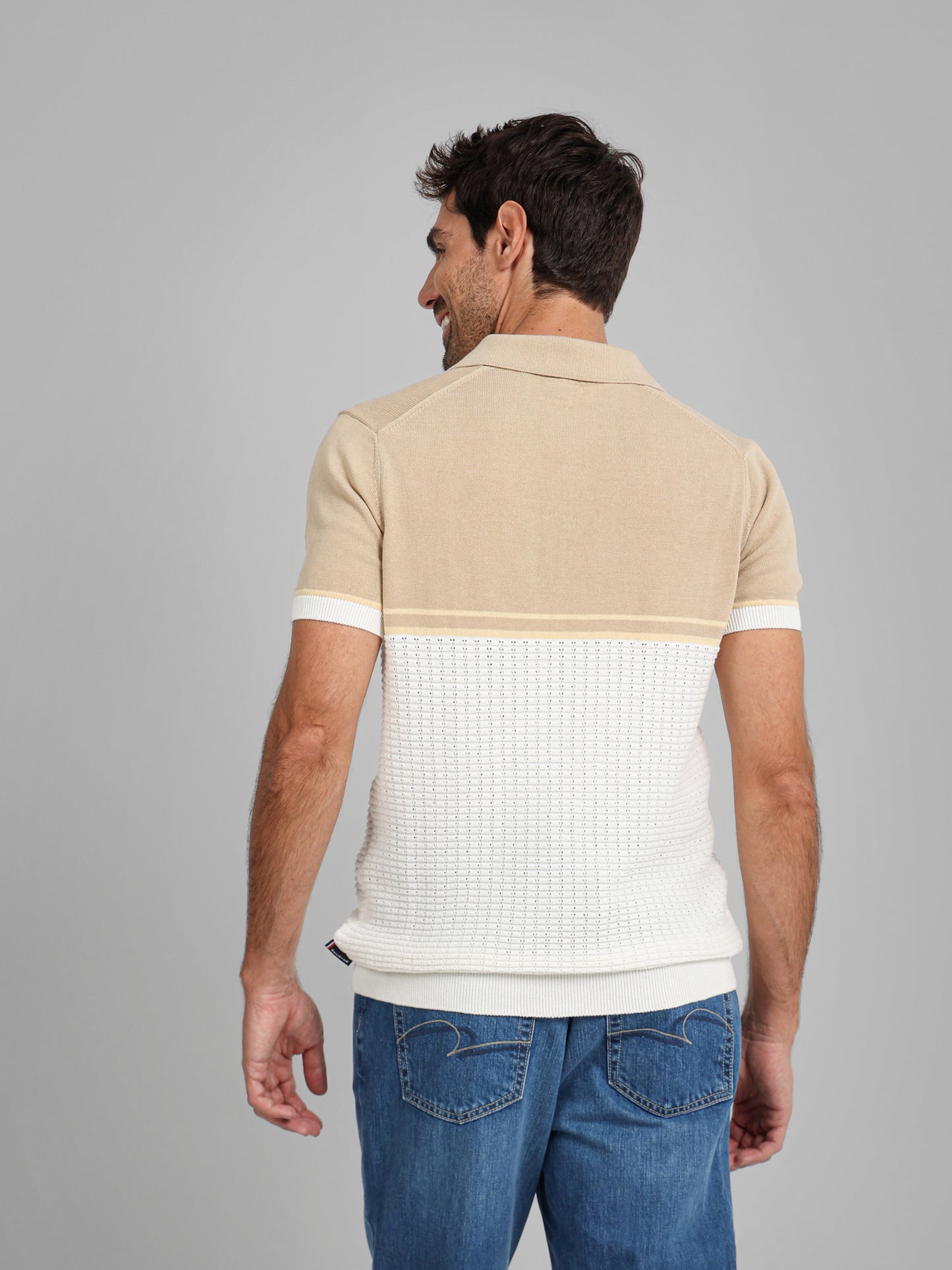 Zipper Polo Knitwear
