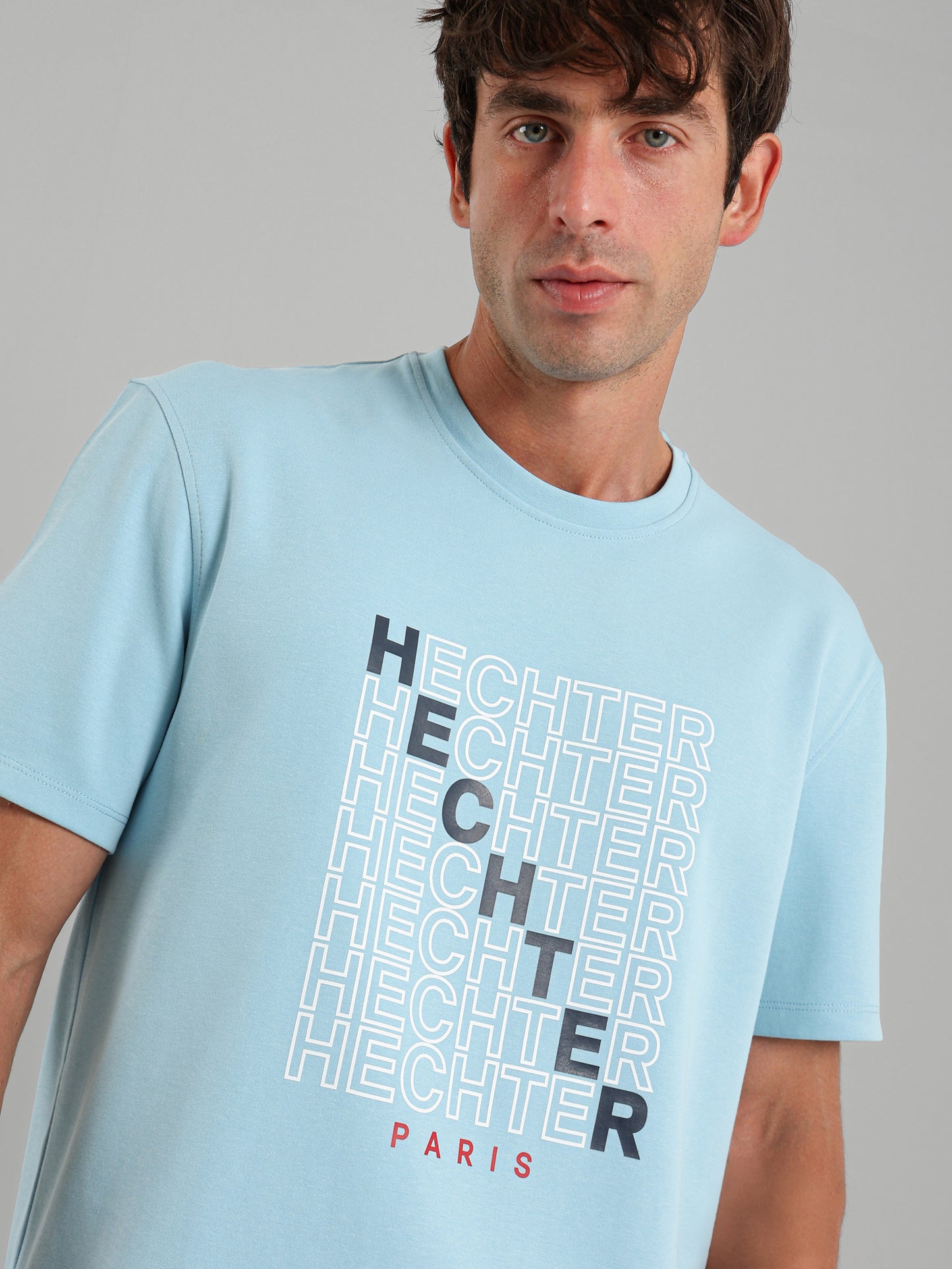Round Neck Logo Print T-Shirt