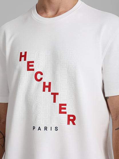 Round Neck Logo Print T-Shirt