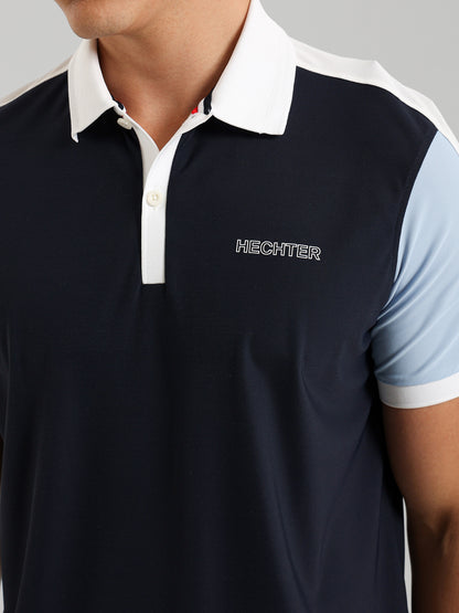 Button Collar Relaxed Fit Polo Shirt