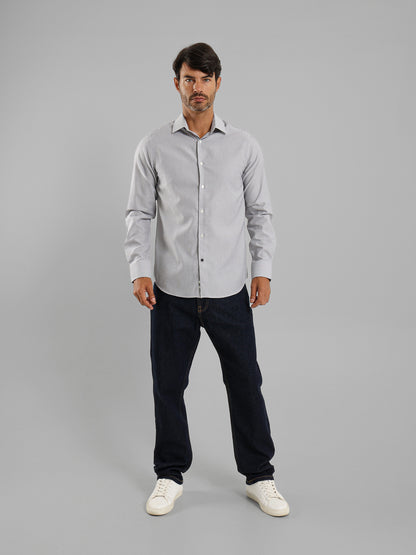 Thin Striped Long Sleeves Shirt