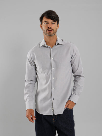 Thin Striped Long Sleeves Shirt
